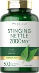 Carlyle Stinging Nettle Leaf Extract 2000mg | 300 Capsules | Non-GMO & Gluten Free Supplement