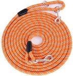 Lanwandeng Long Dog Leash for Dog Training 10FT/16FT/30FT/50FT/100FT, Reflective Threads Check Cord Dog Leash, Heavy Duty Dog Lead for Large Medium