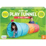 Chuckle & Roar - Pop Up Play Tunnel - Active play for toddlers - Preschool pop up tent companion - Ages 3 and up - Rainbow Tunnel