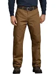 Dickies Mens Relaxed Fit Straight Leg Brown Carpenter Duck Jeans Size 42x32 NWT