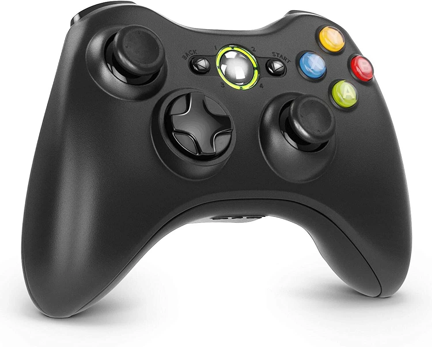 🎮Wireless Controller for Xbox 360 2.4GHZ Gamepad Joystick for PC Windows(Black)