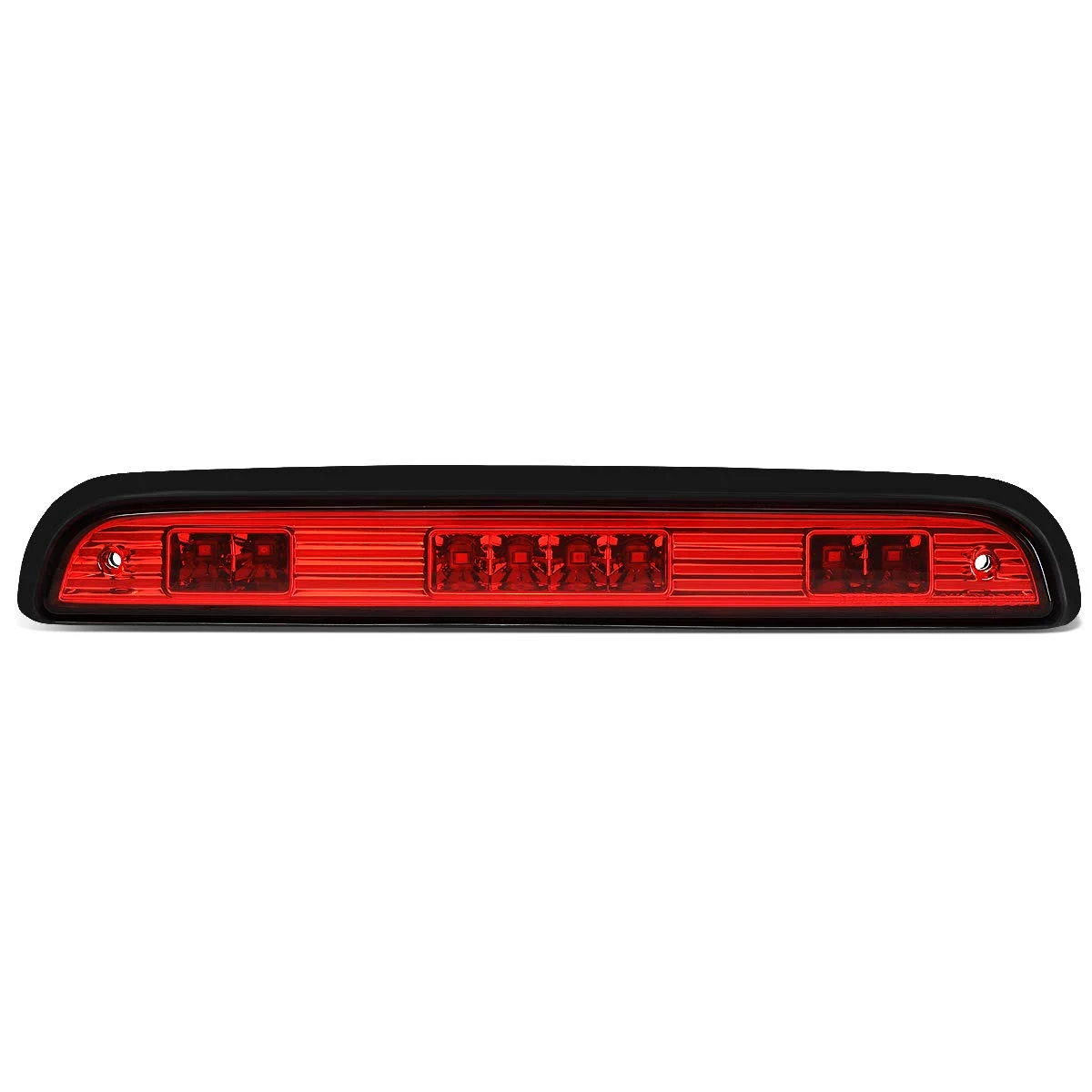 For 92-97 Ford F150 F250 F350 Bronco Full LED Red Lens 3rd Third Tail Brake Light Rear Stop Lamp 93 94 95 96