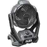 FLEX 8.5-in 24-Volt 10-Speed High Velocity Indoor/Outdoor Gray Industrial Fan (Battery and Charger Not Included)