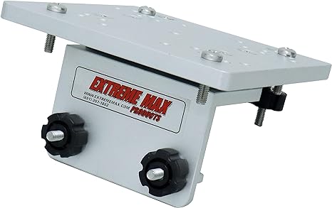 Extreme Max 3005.4158 Universal Aluminum Downrigger Bracket for Tracker Versatrack Systems