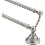 Sage 24 in. Double Towel Bar in Spot Resist Brushed Nickel