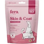 Fera Pet Skin + Coat Goat Milk Topper for Dogs and Cats (6.34 oz)