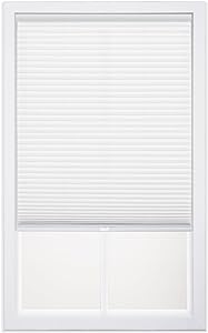 allen + roth 51-in x 64-in White Light Filtering Cordless Cellular Shade Polyester | CCLFWHITE510640