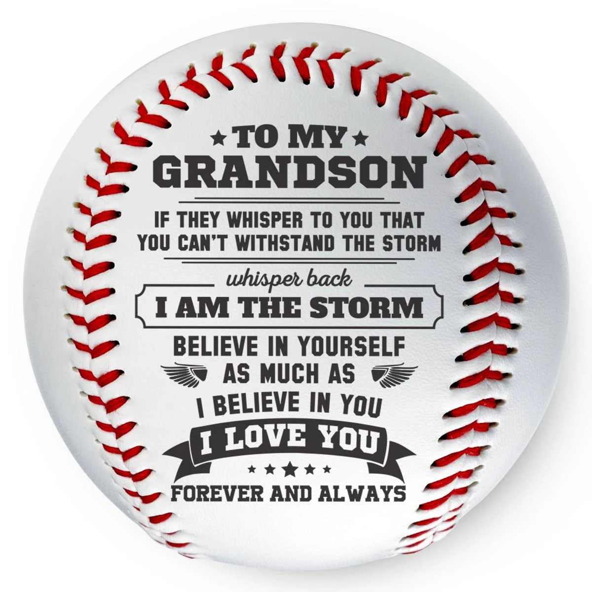 Christmas Birthday Gifts For Men, Kids, Personalized Baseball Gifts For Him, Graduation Gifts For Grandson From Grandma, Grandpa, Grandparents Grandson Gifts, Teen Boy Gifts, Men Gifts For Birthday