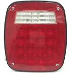 MaxxHaul LED Universal Square Combination Signal Tail Light 2 Pack 80685