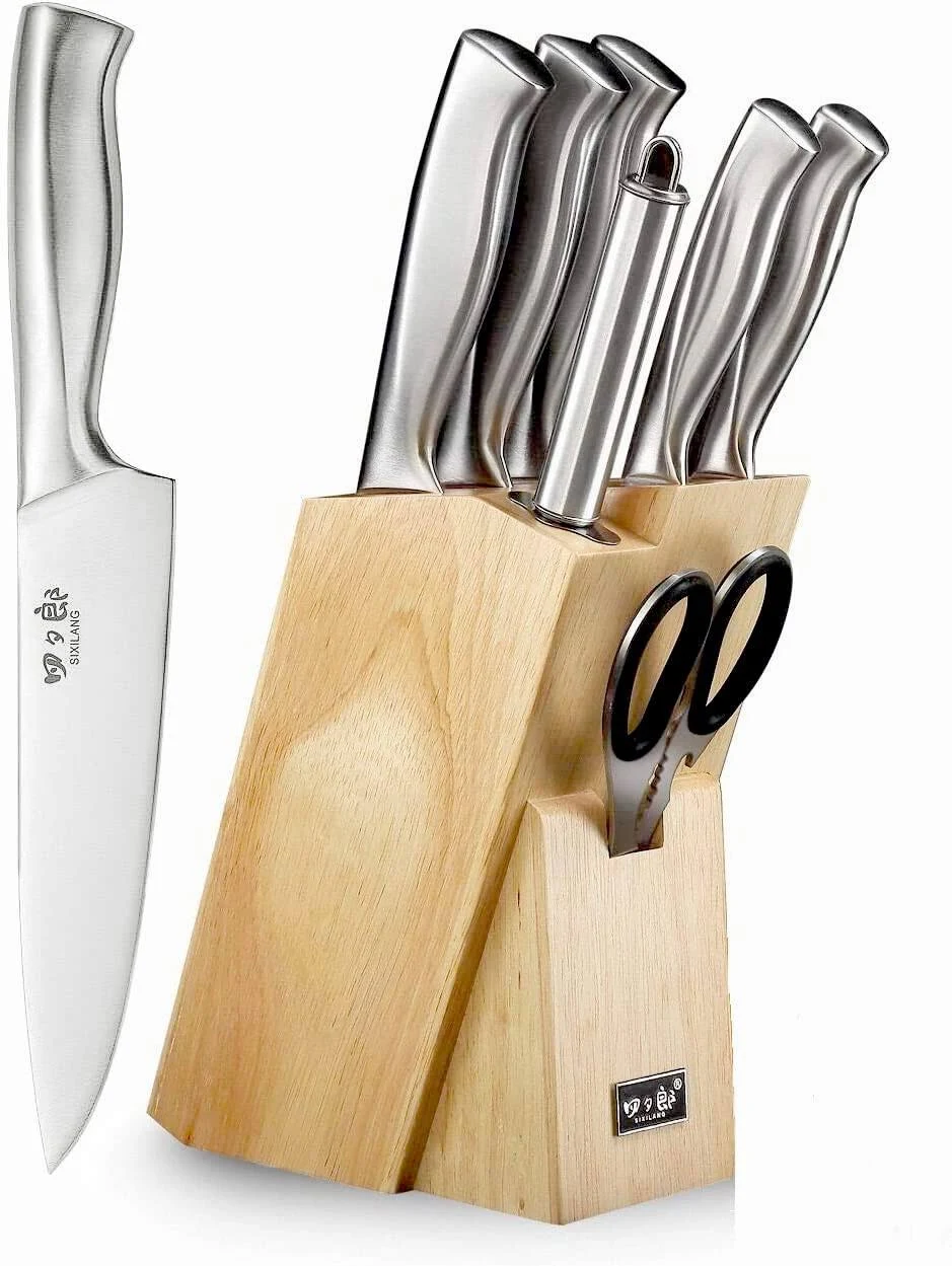 SIXILANG 8 Piece Kitchen Knife Set