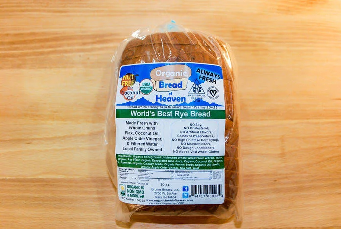 Organic Bread of Heaven 100% Stoneground Whole Wheat Bread