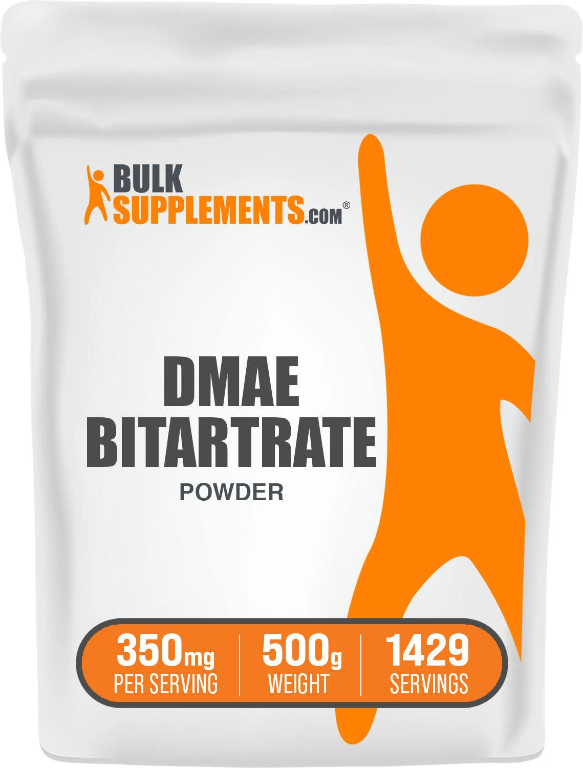 BulkSupplements.com DMAE Bitartrate Powder - Dimethylaminoethanol Bitartrate, DMAE Supplement - DMAE Powder, Gluten Free, 350mg per Serving, 1kg (2.2 lbs) (Pack of 1)