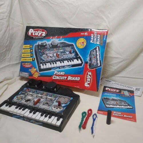 playz Electric Piano Circuit Board for Kids - 38+ Music Lab Experiments, Kids ...