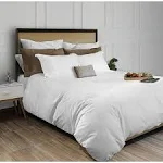 White Classic White Queen Duvet Cover Set, Microfiber Duvet Cover with Zipper, Duvet Cover Set of 1 Down Comforter Cover with 2 Pillow Shams, Luxury Comforter Cover Queen Size | Comforter Not Included