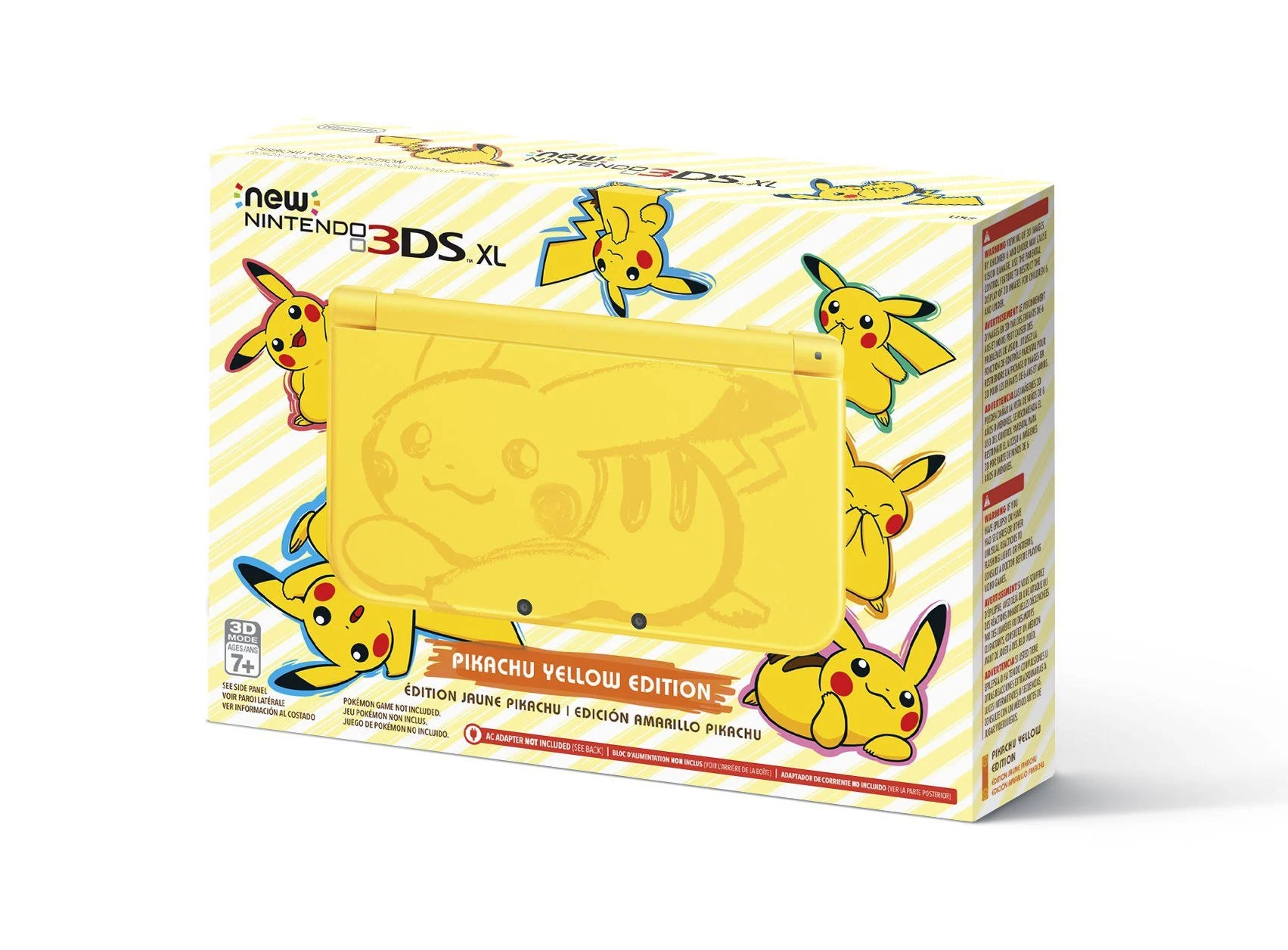 Nintendo New 3DS XL - Pikachu Yellow Edition [Discontinued] (Renewed)