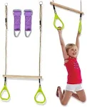 Trailblaze Trapeze Bar Gym Rings Outdoor Playground Accessories for Kids