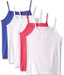 Fruit of the Loom Youth Girls&#039; 5-Pack Multi-Color Camis Size L