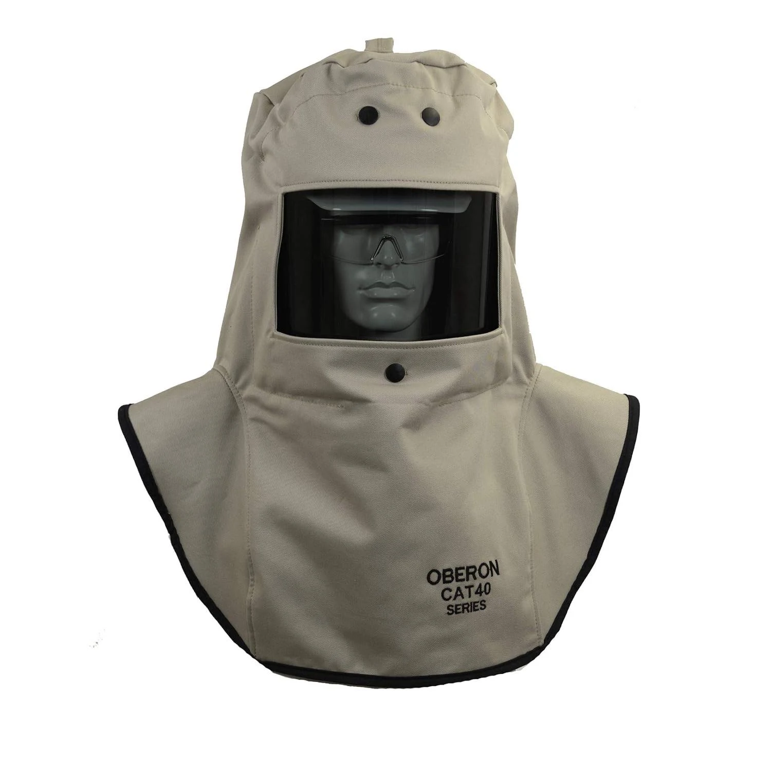 Oberon Arc Flash Hood 40 Cal Hood – Includes Hood and Hard Cap – CAT SERIES