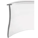 Slide-Co 194342 Shower Door Bottom Sweep, 36 In. x 1 In. Strip, Vinyl Construction, Clear, 5/32 In. Tee Insert Shape (Single Pack)