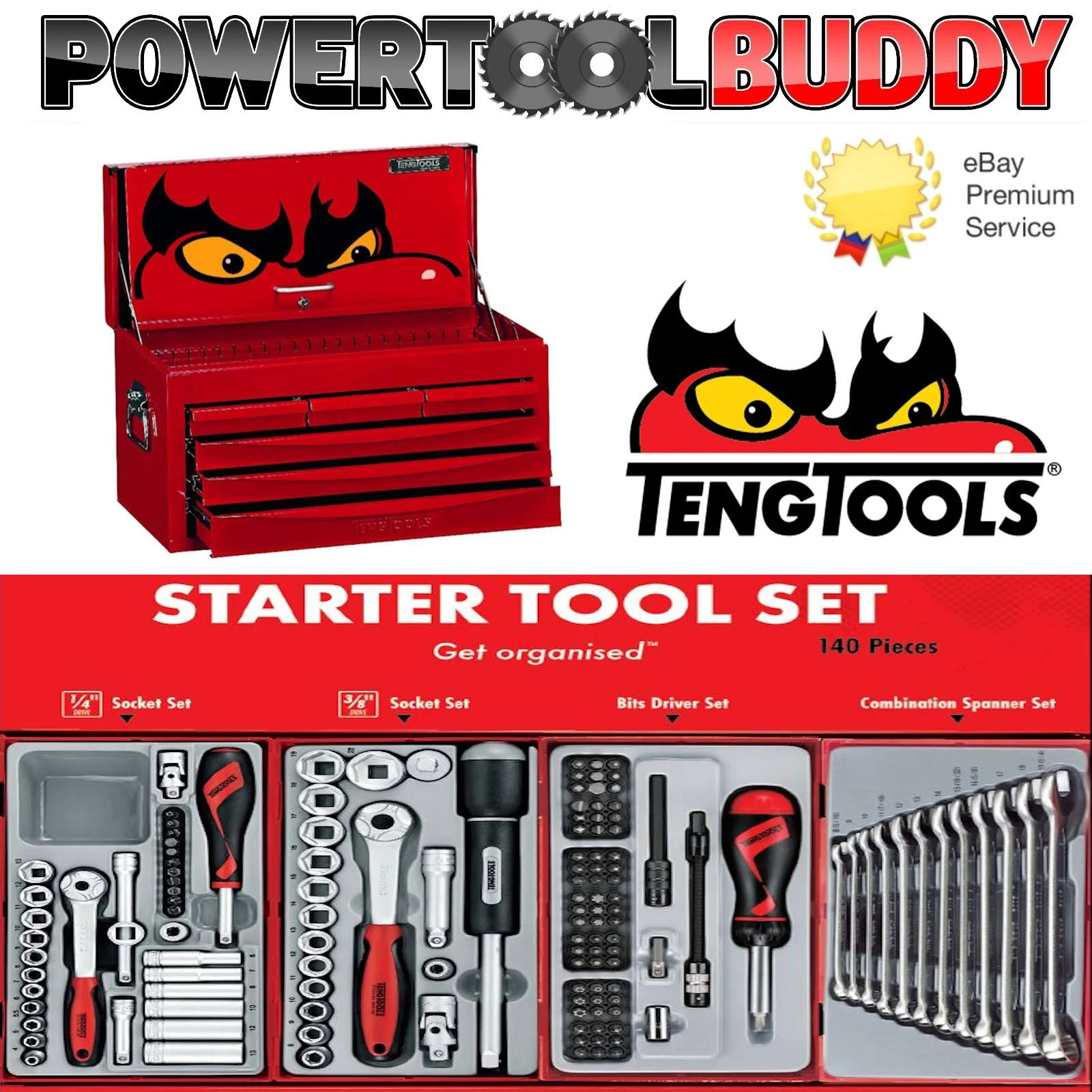 Teng Tools TC806SV - 6 Drawer 8 Series SV Top Box