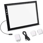 HSK A4 Artist tracing Light Box Copy Table,USB Power Dimmerable 7000 Lux Lock...