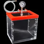 YHAspace 2 Gallon Acrylic Vacuum Chamber Acrylic Clear Perfect for Sta