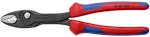 Knipex 82 02 200 Twin Grip Slip Joint Pliers - MultiGrip, 8 Inch