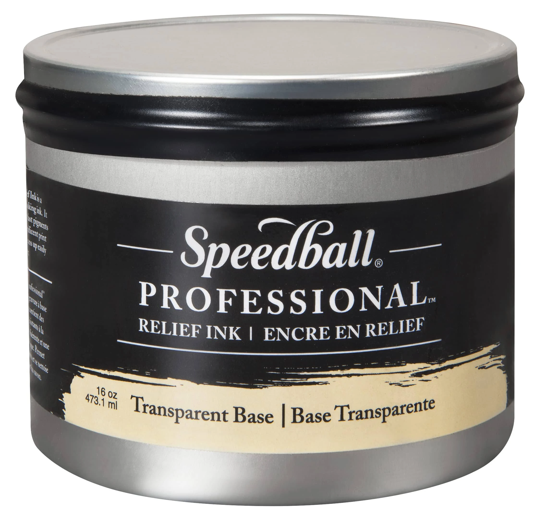 Speedball Professional Relief Ink - Transparent Base 8oz