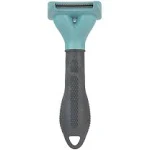 FURminator deShedding Tool for Small Cats, Short Hair, Removes Loose Hair from Shedding,Blue