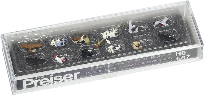 Preiser 10169 - Assorted Birds 2 2 pcs