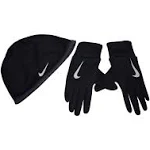 Nike Women&#039;s Therma Hat and Gloves Running Set Reflective Size M/L Black