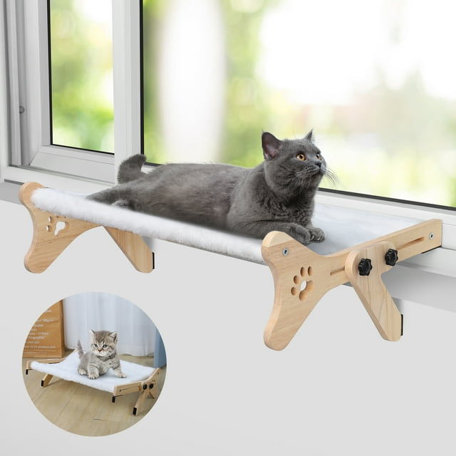 Kitty Sill Window Sill Cat Perch, Cat Window Perch for Large Cats, Cat Window...