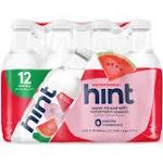 Hint Water Watermelon (Pack of 12), 16 Ounce Bottles, Pure Water Infused with Wa