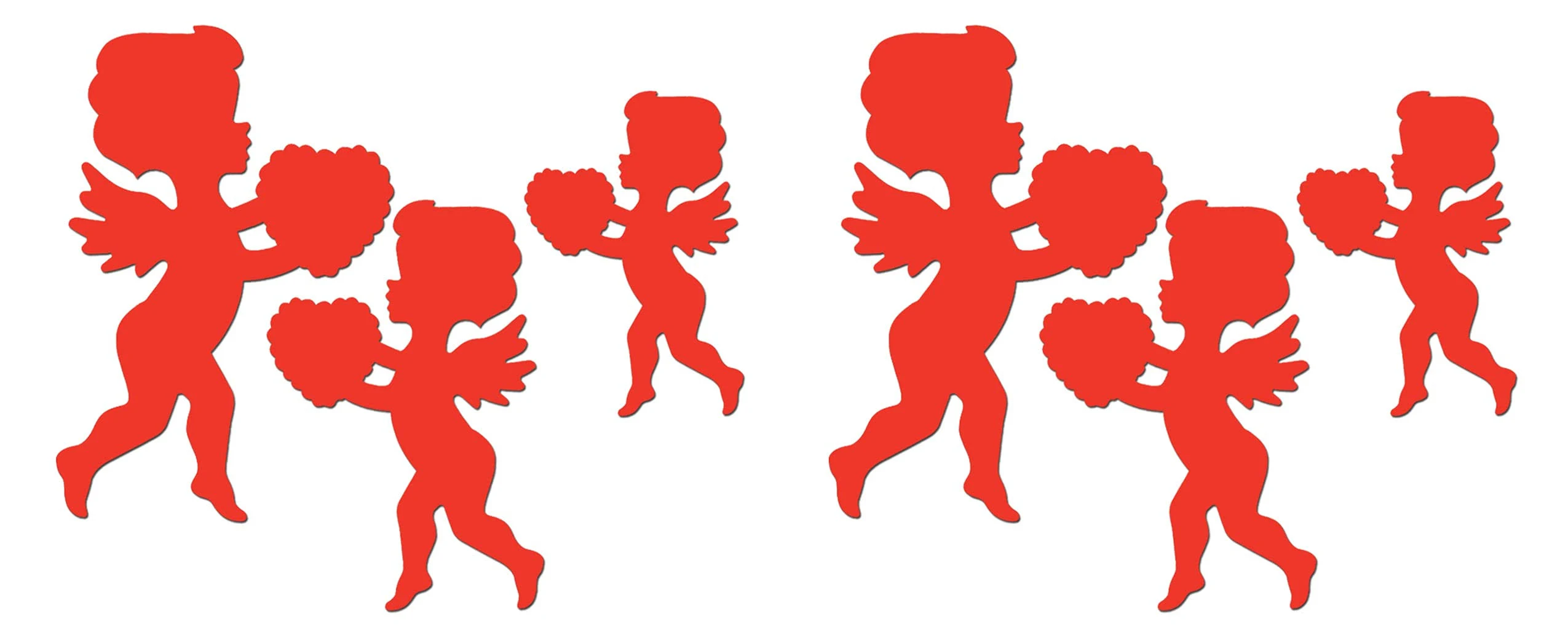 Printed Cupid Cutouts