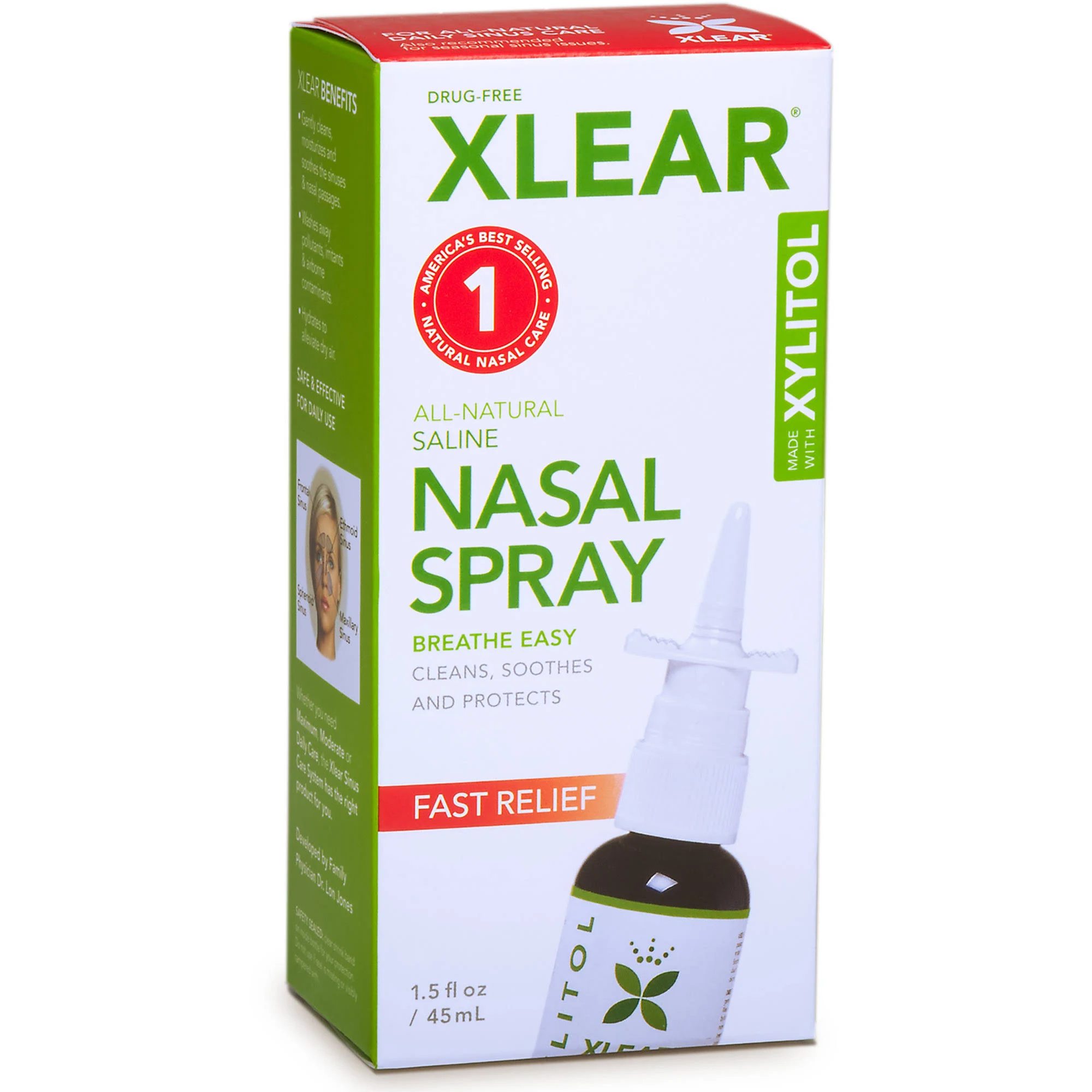 XLEAR Nasal Spray Daily Relief - 1.5 fl oz 