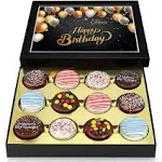 Chocolate Cookies Birthday Gift Basket for Men and Women Gourmet Chocolate Happy Birthday Treats for Food Gifts Chocolate Gif