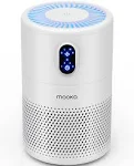 MOOKA Air Purifiers for Home Large Room up to 1076ft², H13 True HEPA Air Filter Cleaner, Odor Eliminator, Remove Smoke Dust Pollen Pet Dander