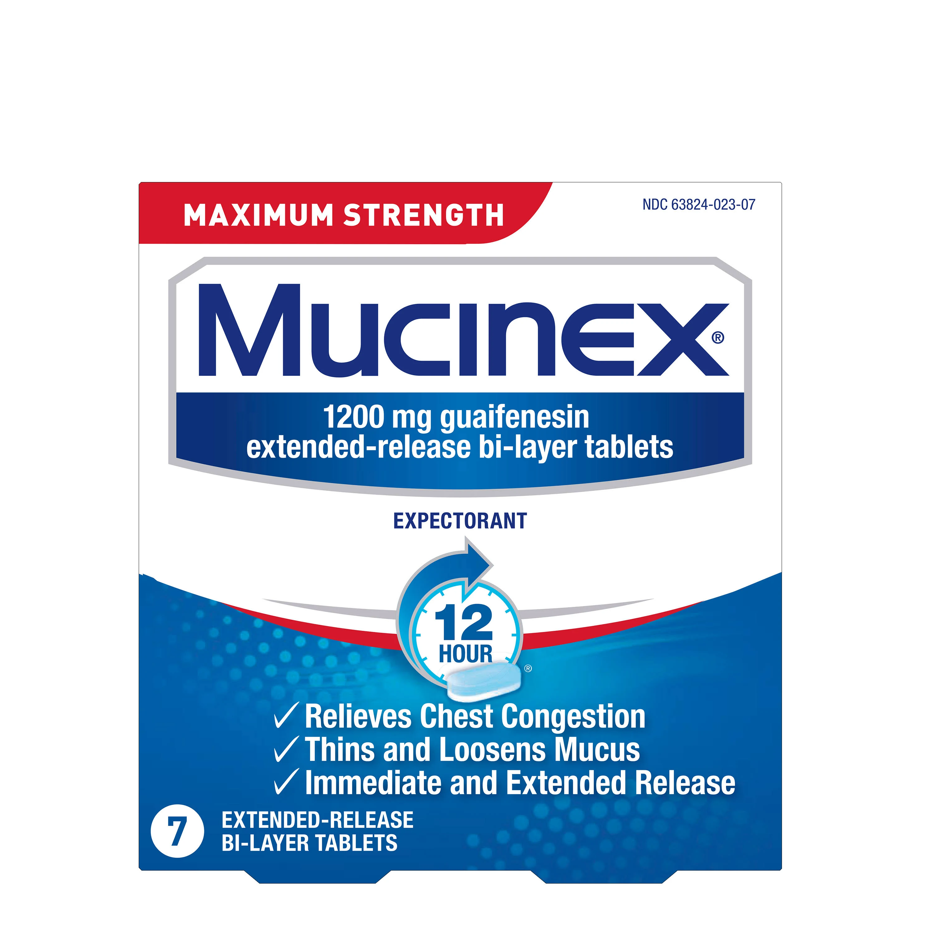 Mucinex Maximum Strength Expectorant Tablets