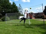 Soccer Goal Net & Soccer Backstop Net with Rebounder - Soccer Nets for Backyard All in One