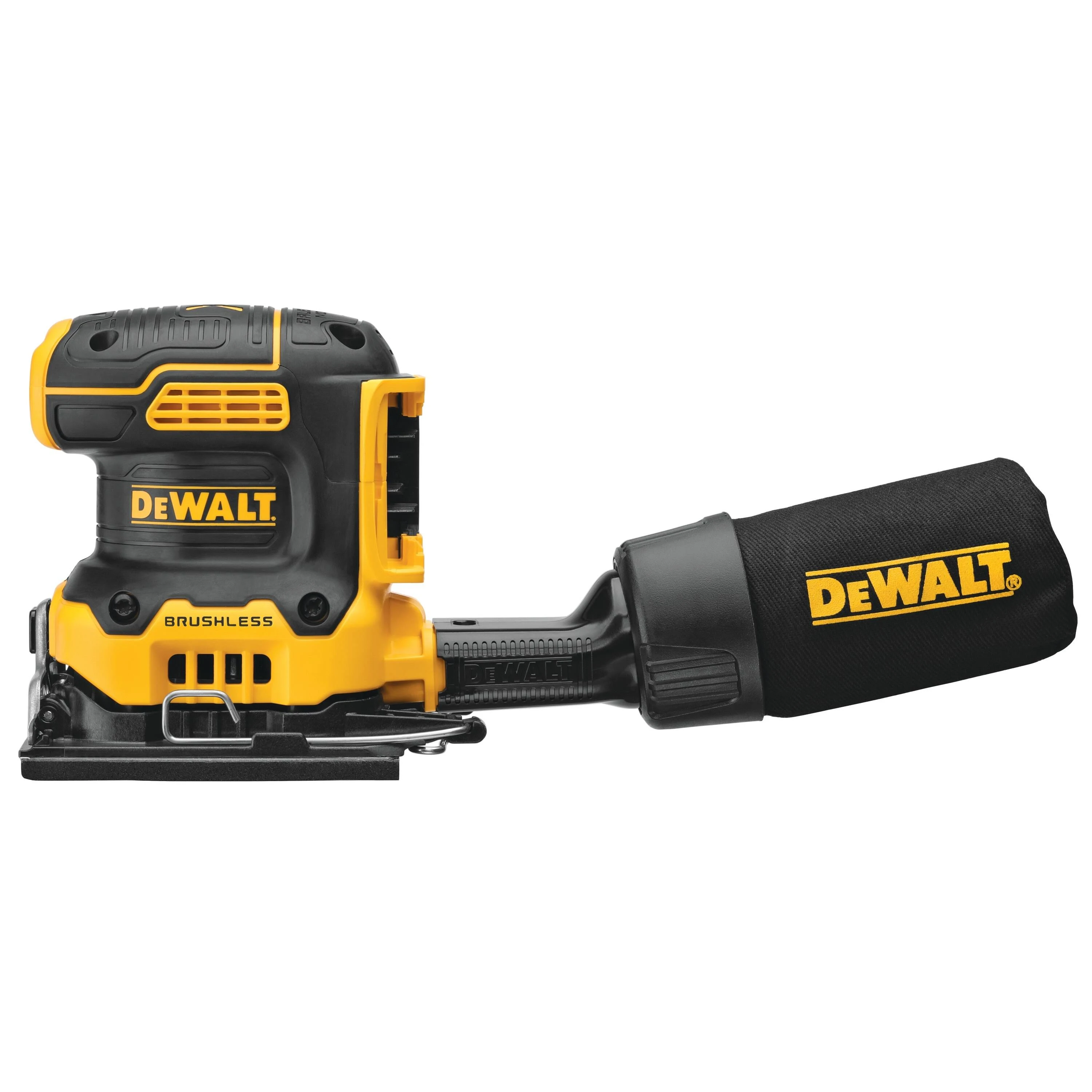 DEWALT 20V MAX* XR Palm Sander, Sheet, Variable Speed, 1/4-Inch, Tool Only (DCW200B)