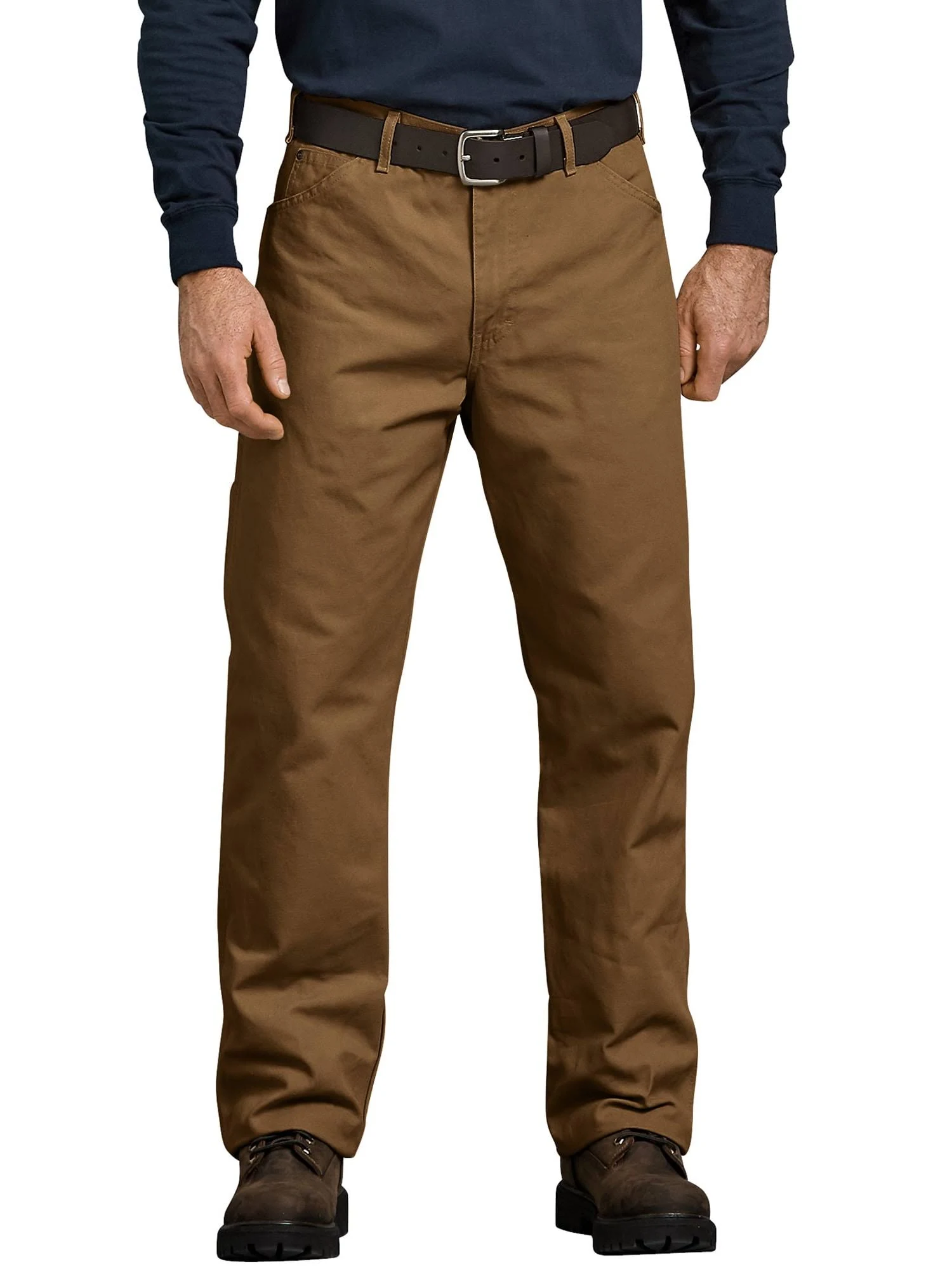 Dickies Men's Relaxed Fit Duck Carpenter Jean, Brown