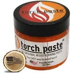 Torch Paste - The Original Wood Burning Paste | Made in USA | Heat Activated Non-toxic Paste for Crafting & Stencil Wood Burning | Accurately &