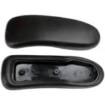 M.one Vinyl Arm Pads Caps for Herman Miller Classic Aeron Chair Graphite Black