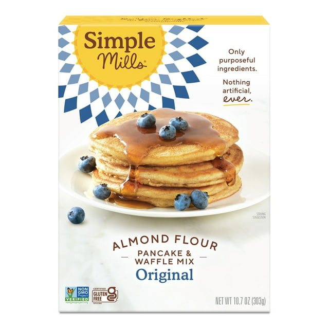 Almond Flour Pancake &amp; Waffle Mix, Original, 10.7 oz (303 g)