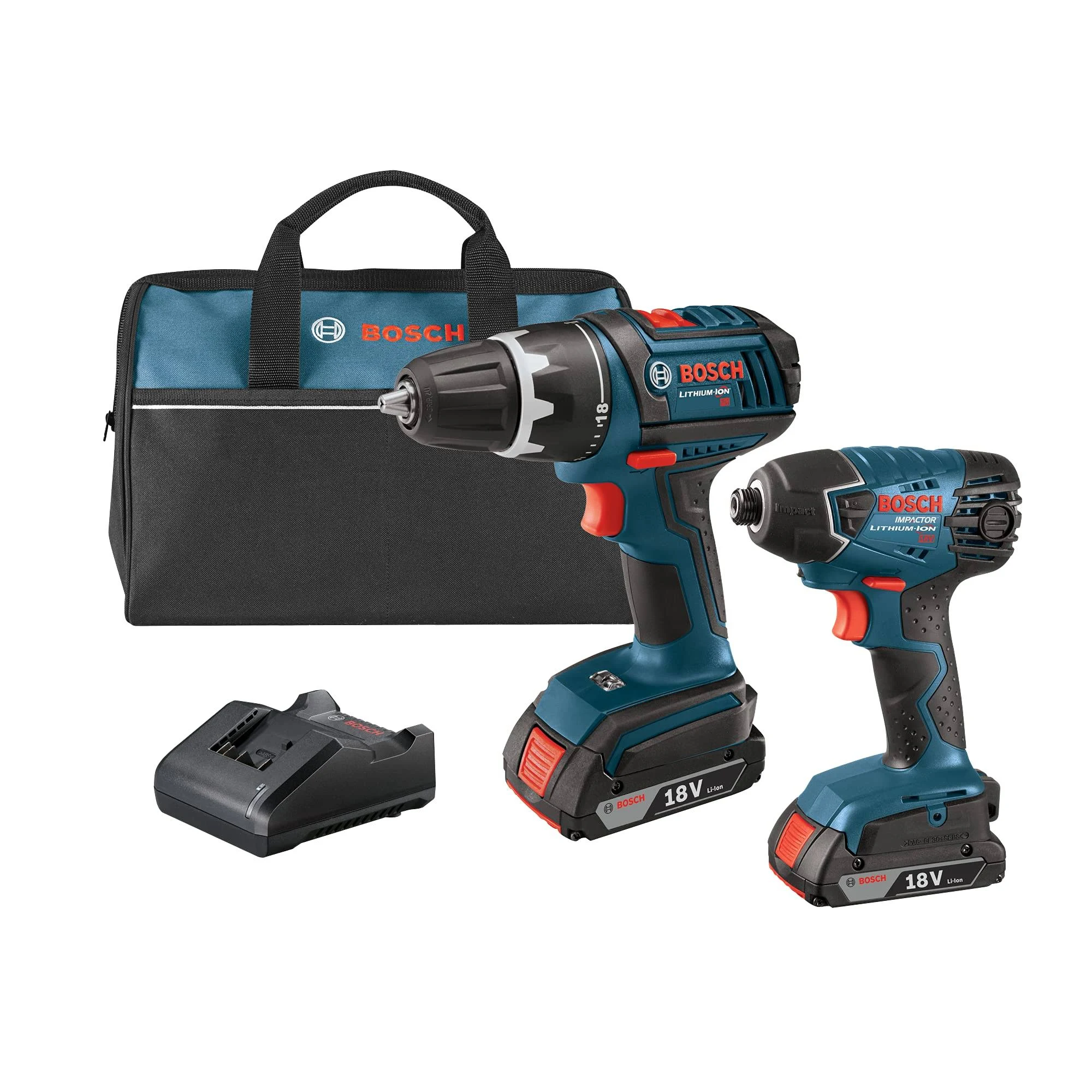 Bosch CLPK232-181 18V 2-Tool Combo Kit (Drill/Driver Impact Driver)