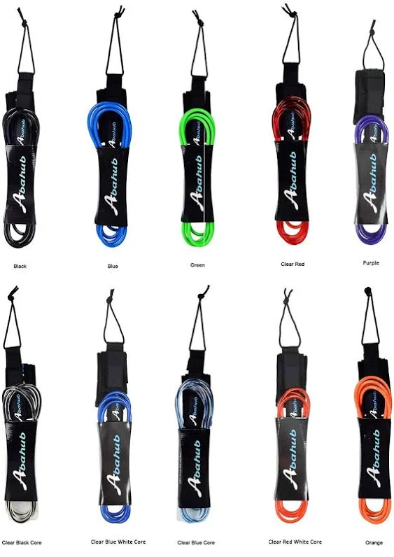 Abahub Premium Surfboard Leash, Straight Surf Board Leg Rope, Legrope Strap for ...