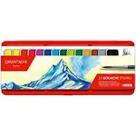 Caran d&#039;Ache Gouache Studio 15 Assorted Colors Set in Metal Tin