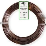 Anodized Aluminum 2.0mm Bonsai Training Wire 250g Large Roll (95 feet) - Choose Your Size and Color (2.0mm, Brown)