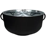 King Kooker 5924S Outdoor cast Iron Pot, Black