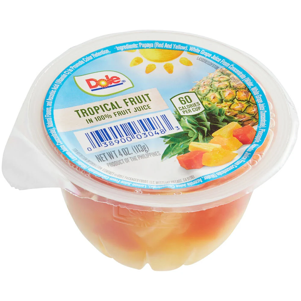 Dole Tropical Fruit in Juice Cups